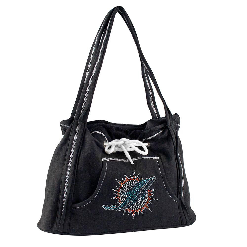 Miami Dolphins NFL Sport Noir Hoodie Purse