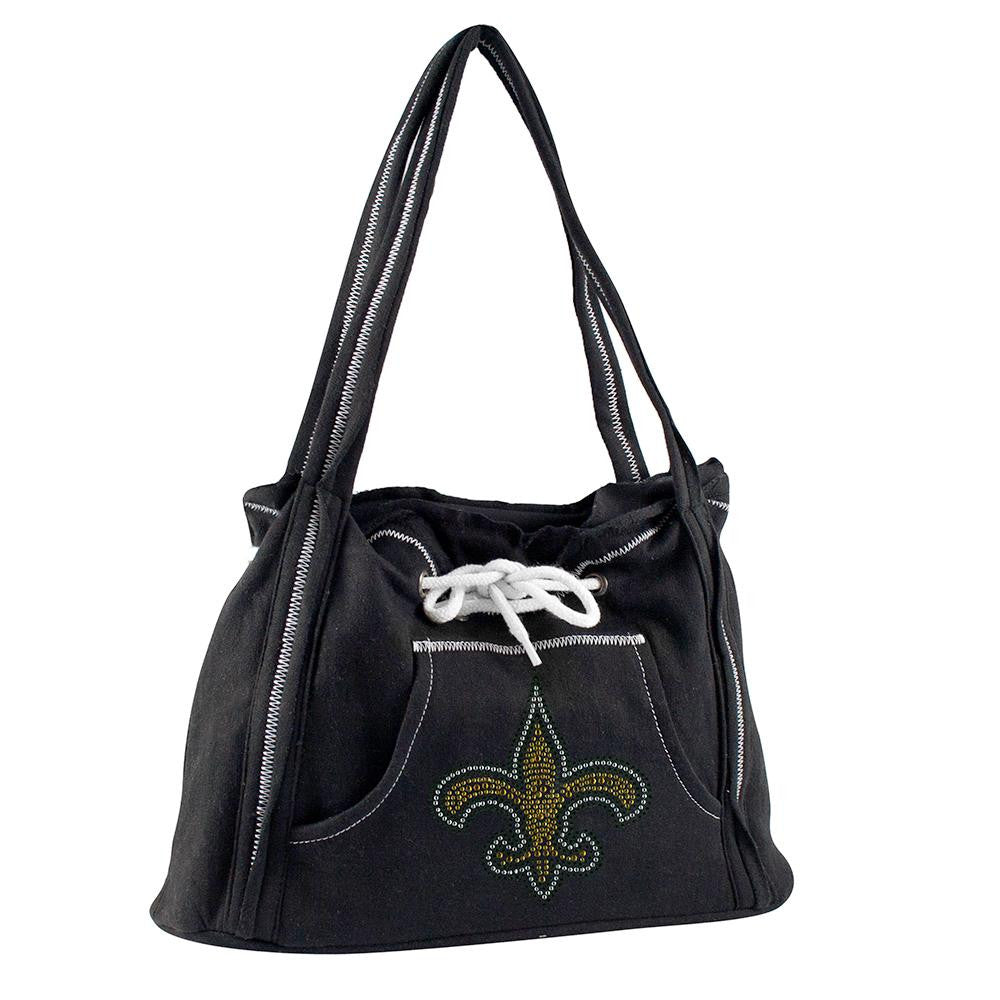 New Orleans Saints NFL Sport Noir Hoodie Purse