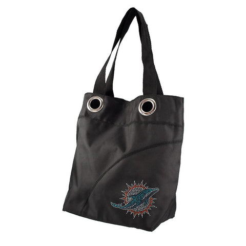 Miami Dolphins NFL Sport Noir Sheen Tote