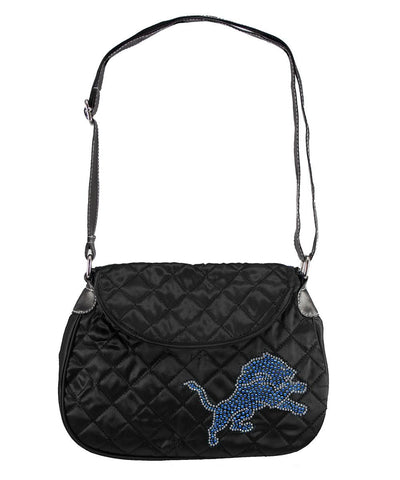 Detroit Lions NFL Sport Noir Quilted Saddlebag