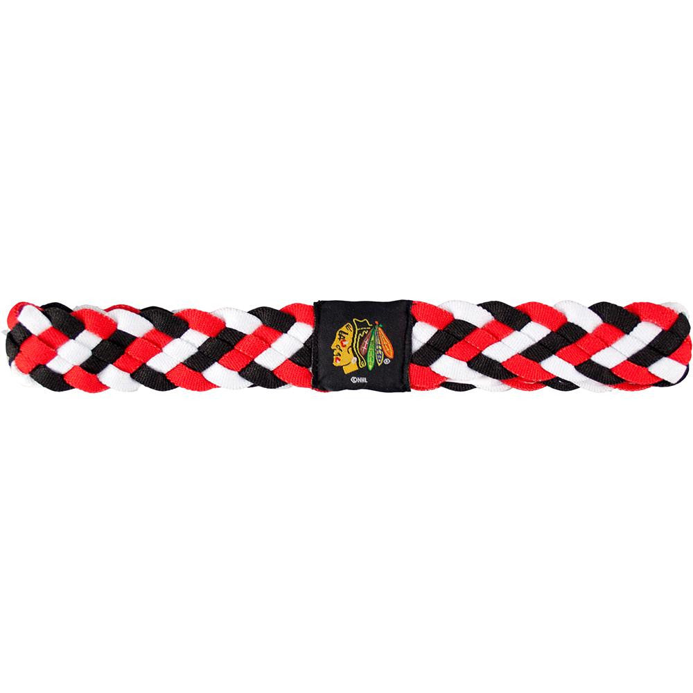 Chicago Blackhawks NHL Braided Head Band 6 Braid