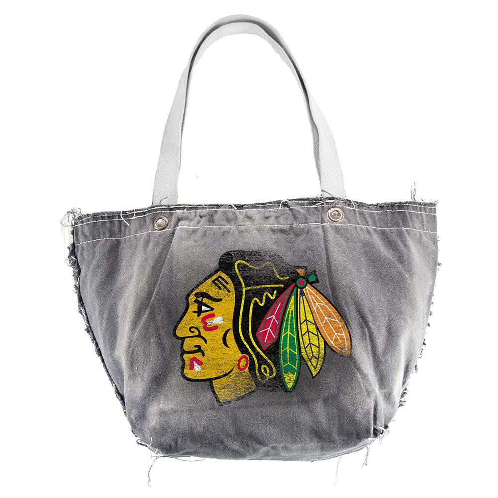 Chicago Blackhawks NHL Vintage Denim Tote