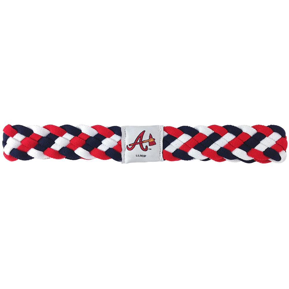 Atlanta Braves MLB Braided Head Band 6 Braid