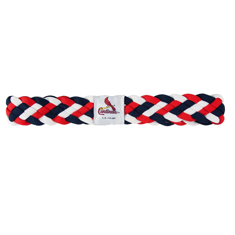 St. Louis Cardinals MLB Braided Head Band 6 Braid