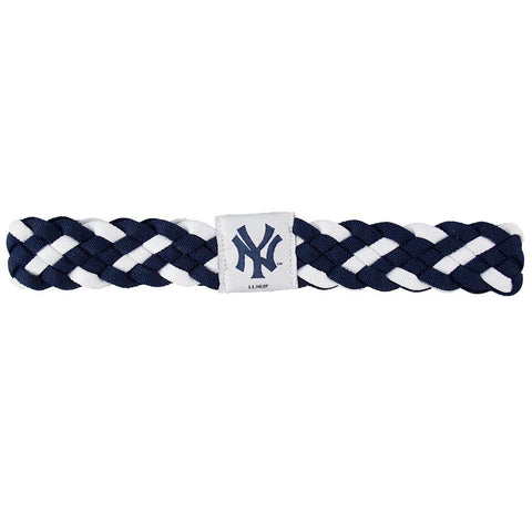 New York Yankees MLB Braided Head Band 6 Braid