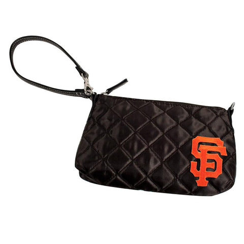 San Francisco Giants MLB Quilted Wristlet (Black)