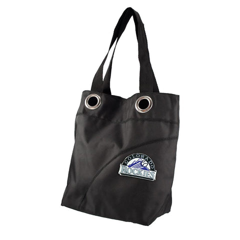 Colorado Rockies MLB Color Sheen Tote (Black)