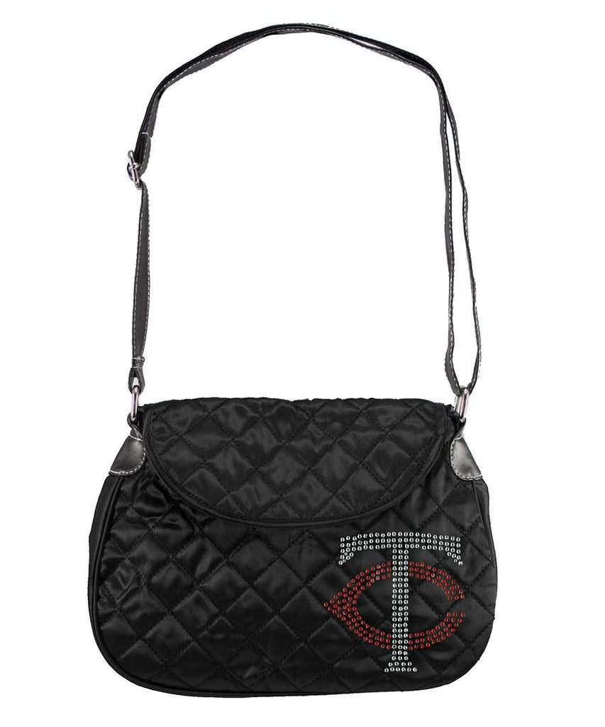 Minnesota Twins MLB Sport Noir Quilted Saddlebag