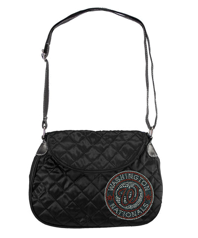 Washington Nationals MLB Sport Noir Quilted Saddlebag