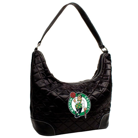 Boston Celtics NBA Quilted Hobo (Black)