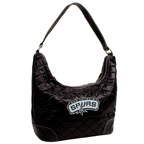 San Antonio Spurs NBA Quilted Hobo (Black)