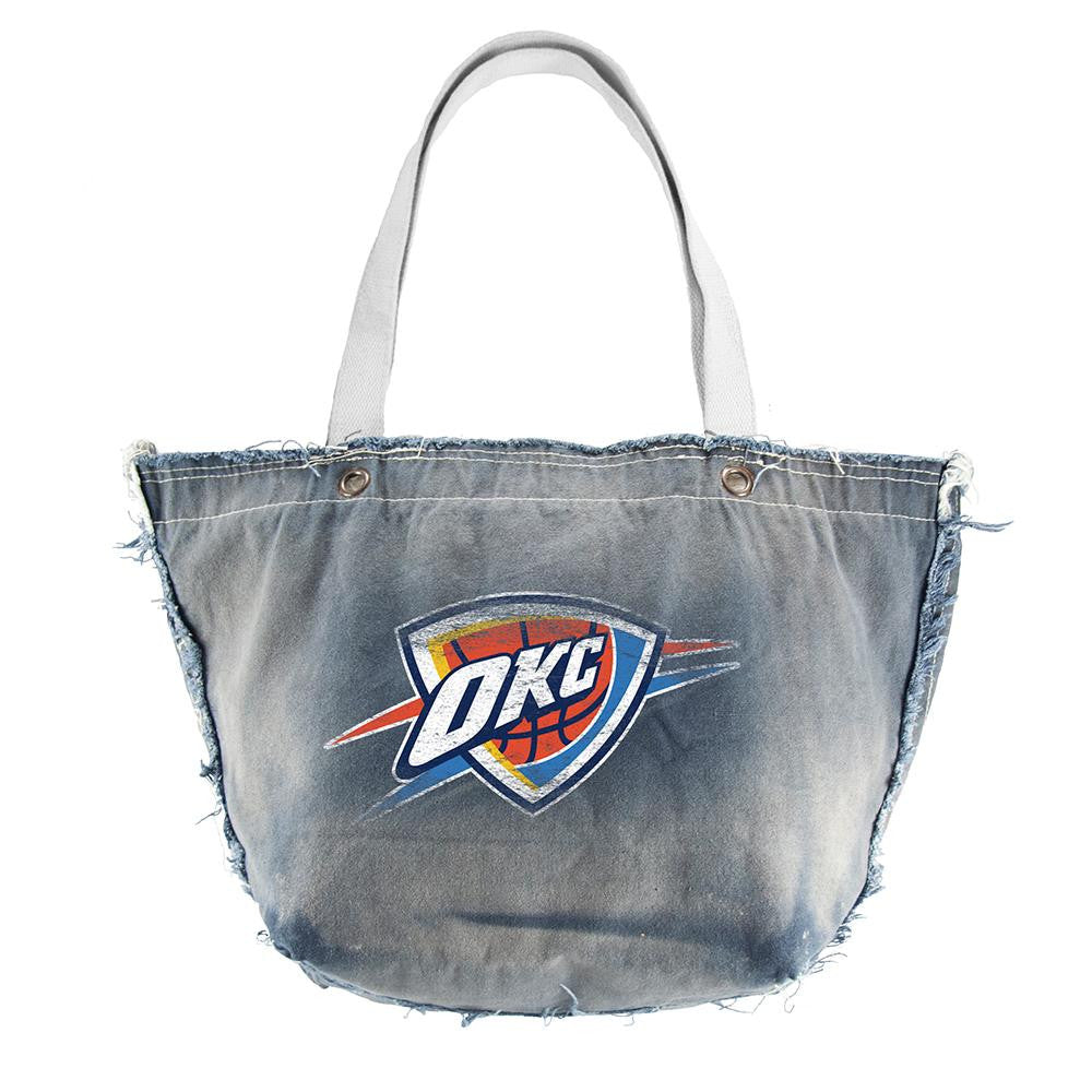 Oklahoma City Thunder NBA Vintage Denim Tote