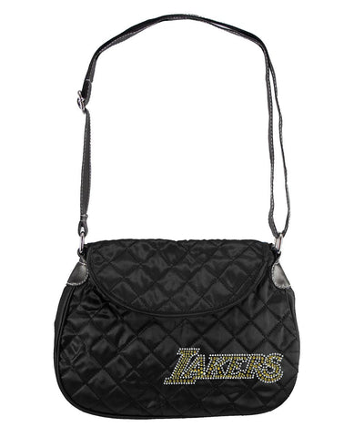 Los Angeles Lakers NBA Sport Noir Quilted Saddlebag