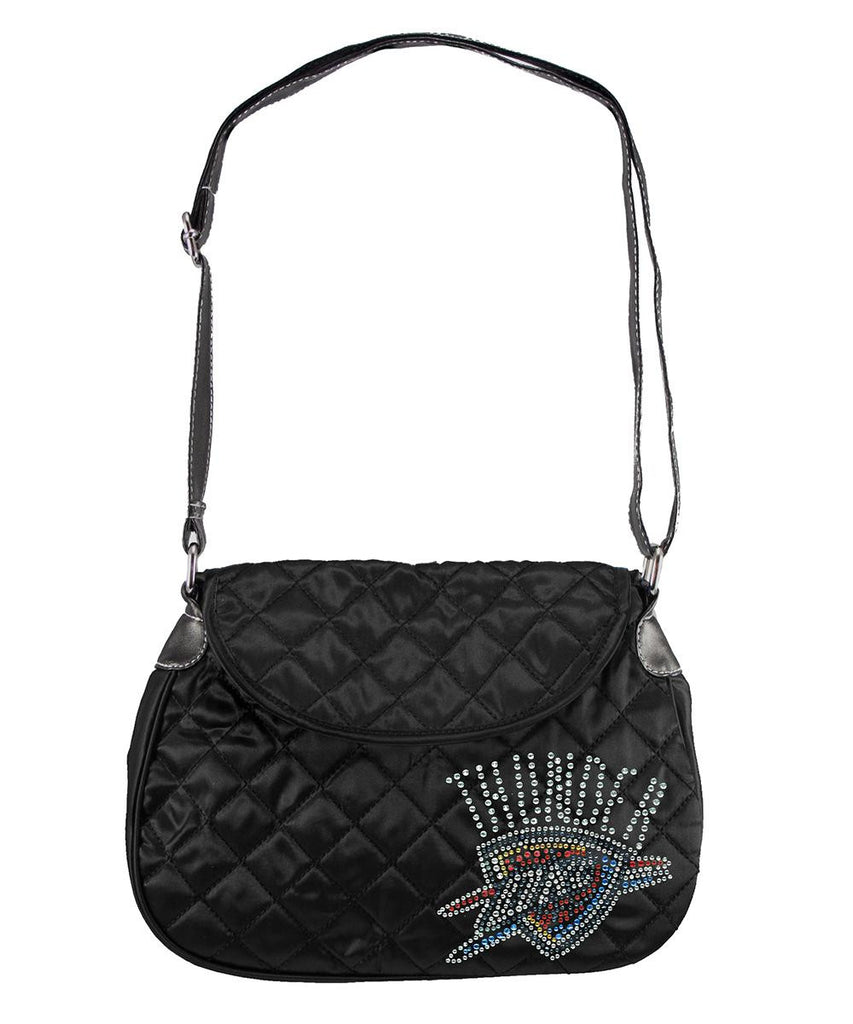 Oklahoma City Thunder NBA Sport Noir Quilted Saddlebag