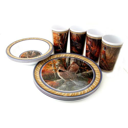 Upland Game Birds 12 Piece Tableware Set