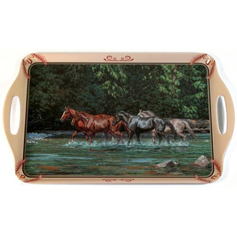 Wild Horses Wild Wing Serving Tray (19 x 11.5)