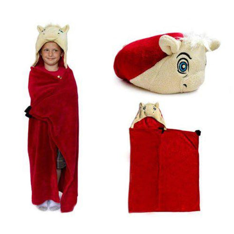 Oklahoma Sooners NCAA Huggable Hooded Mascot Blanket