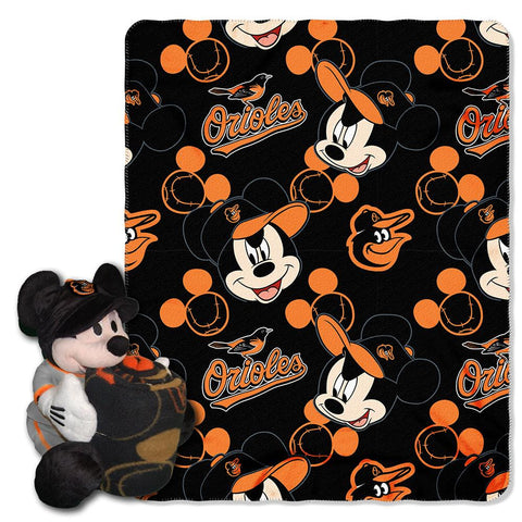 Baltimore Orioles MLB Mickey Mouse with Throw Combo