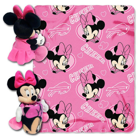 Buffalo Bills NFL Minnie Mouse with Throw Combo