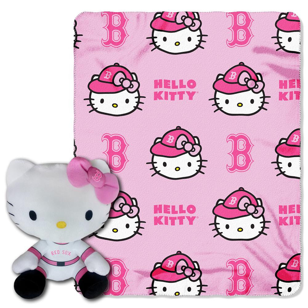 Boston Red Sox MLB Hello Kitty with Throw Combo