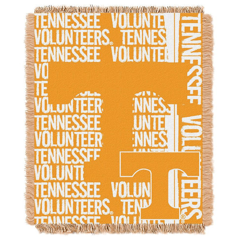 Tennessee Volunteers NCAA Triple Woven Jacquard Throw (Double Play Series) (48x60)