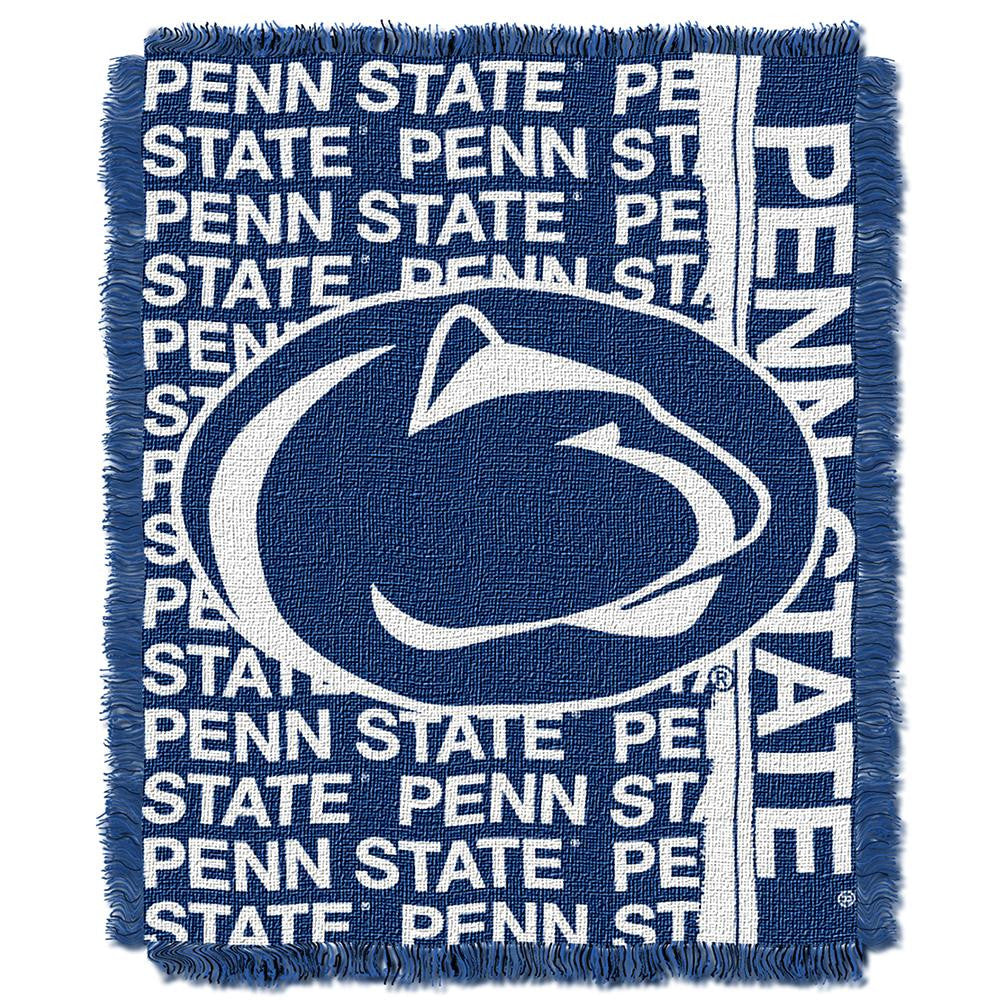 Penn State Nittany Lions NCAA Triple Woven Jacquard Throw (Double Play Series) (48x60)