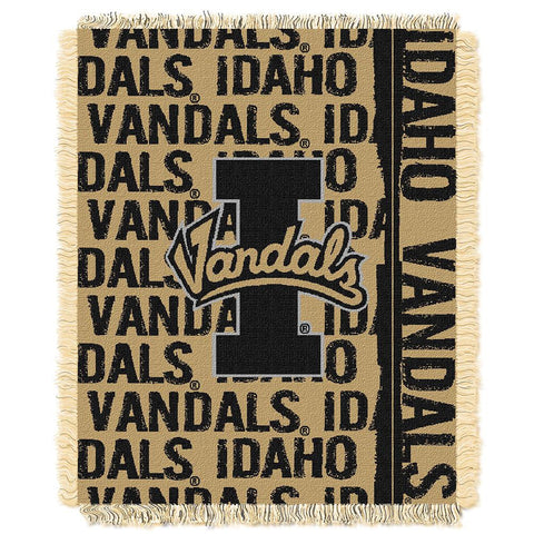 Idaho Vandals NCAA Triple Woven Jacquard Throw (Double Play Series) (48x60)