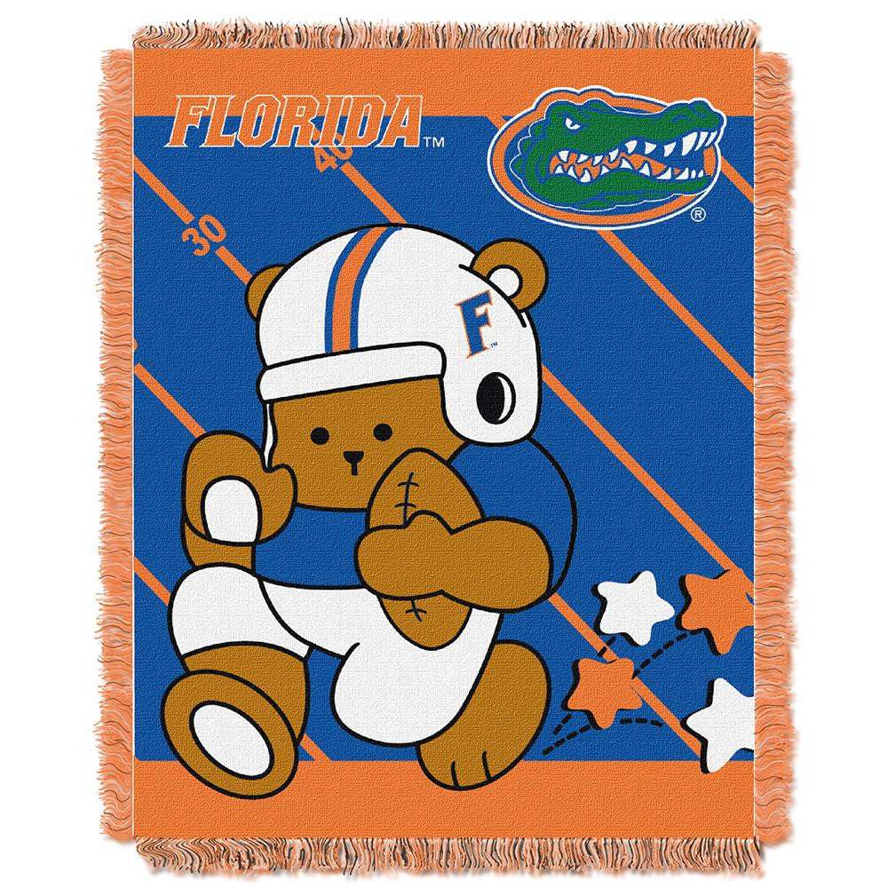 Florida Gators NCAA Triple Woven Jacquard Throw (Fullback Baby Series) (36x48)