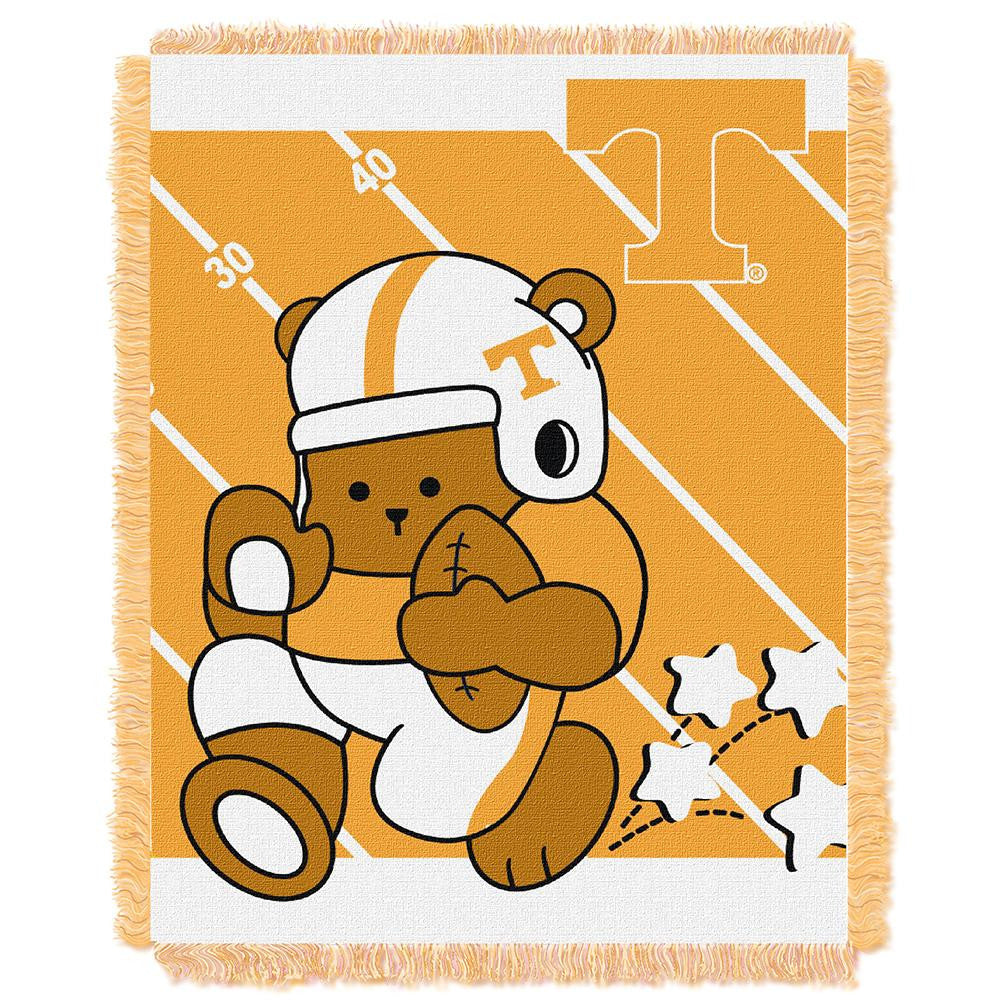 Tennessee Volunteers NCAA Triple Woven Jacquard Throw (Fullback Baby Series) (36x48)