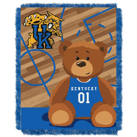 Kentucky Wildcats NCAA Triple Woven Jacquard Throw (Fullback Baby Series) (36x48)