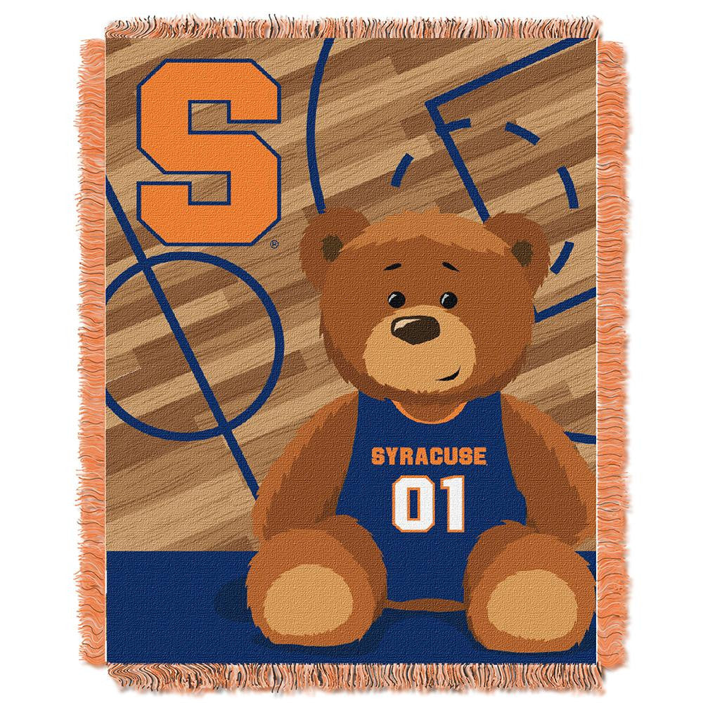 Syracuse Orangemen NCAA Triple Woven Jacquard Throw (Fullback Baby Series) (36x48)