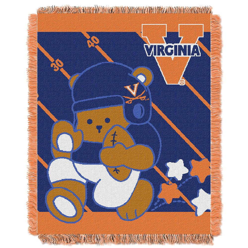 Virginia Cavaliers NCAA Triple Woven Jacquard Throw (Fullback Baby Series) (36x48)