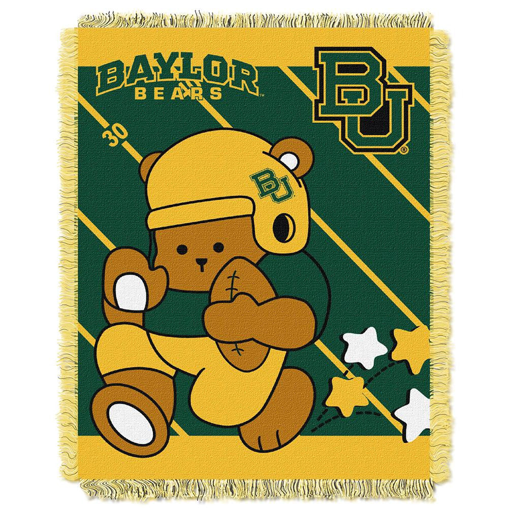 Baylor Bears NCAA Triple Woven Jacquard Throw (Fullback Baby Series) (36x48)