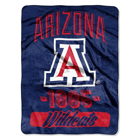 Arizona Wildcats NCAA Micro Raschel Blanket (46in x 60in)