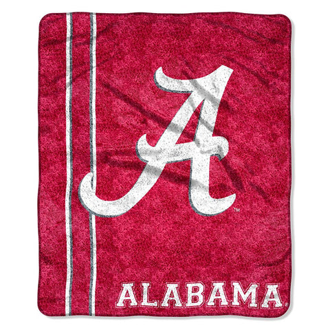 Alabama Crimson Tide NCAA Sherpa Throw (Jersey Series) (50in x 60in)