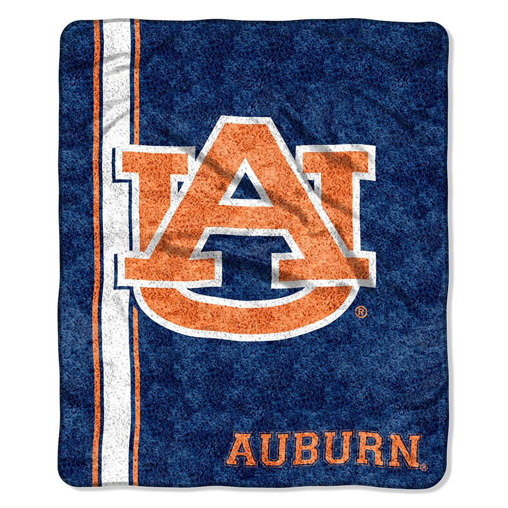 Auburn Tigers NCAA Sherpa Throw (Jersey Series) (50in x 60in)