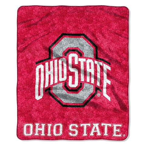 Ohio State Buckeyes NCAA Sherpa Throw (Jersey Series) (50in x 60in)