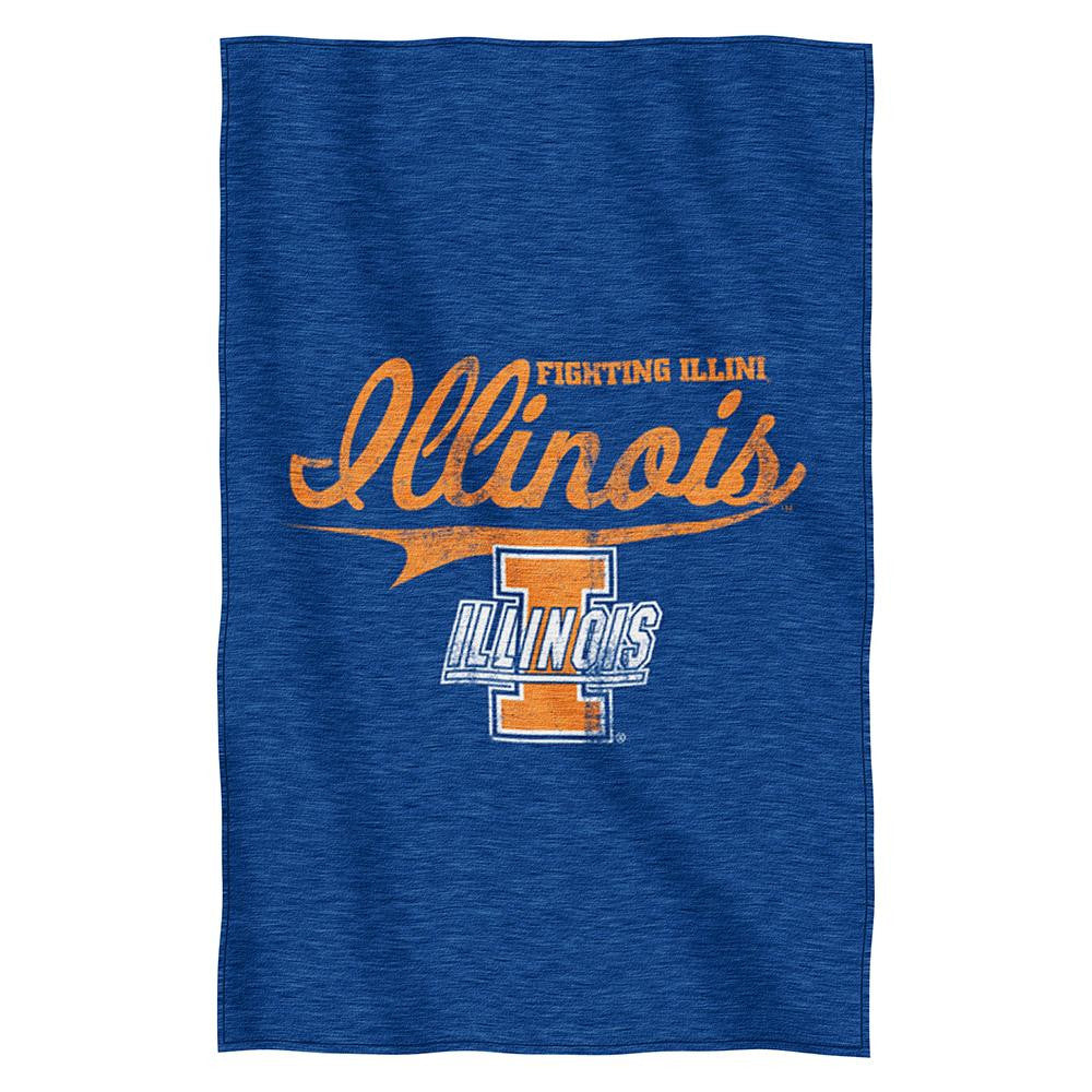 Illinois Fighting Illini NCAA Sweatshirt Throw