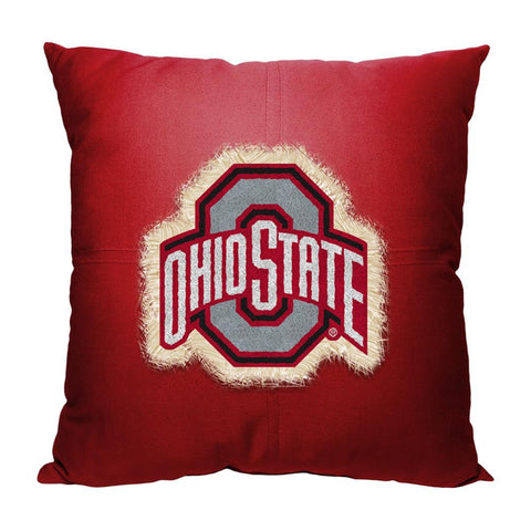 Ohio State Buckeyes NCAA Team Letterman Pillow (18x18)