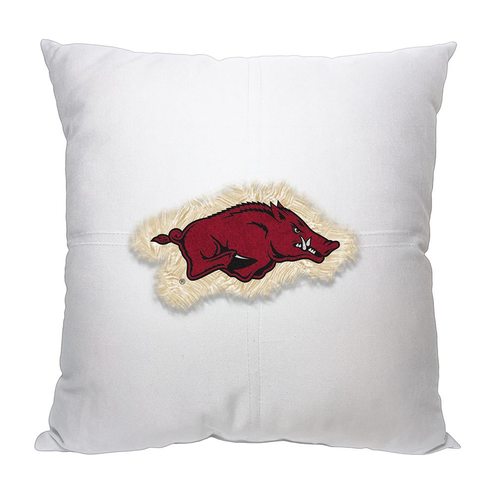 Arkansas Razorbacks NCAA Team Letterman Pillow (18x18)