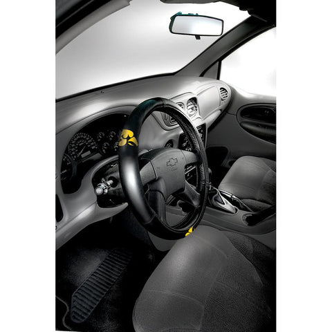 Iowa Hawkeyes NCAA Steering Wheel Cover (14.5 to 15.5)