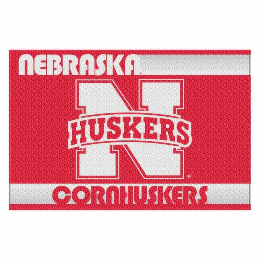 Nebraska Cornhuskers NCAA Tufted Rug (Old Glory Series) (59x39)