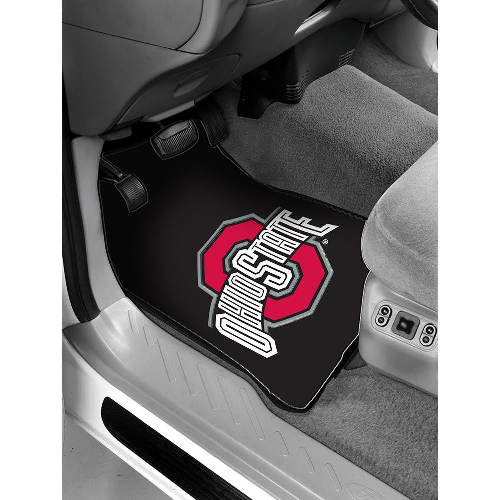 Ohio State Buckeyes NCAA Car Front Floor Mats (2 Front) (17x25)