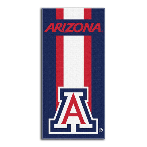 Arizona Wildcats NCAA Zone Read Cotton Beach Towel (30in x 60in)