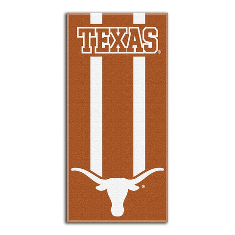 Texas Longhorns NCAA Zone Read Cotton Beach Towel (30in x 60in)