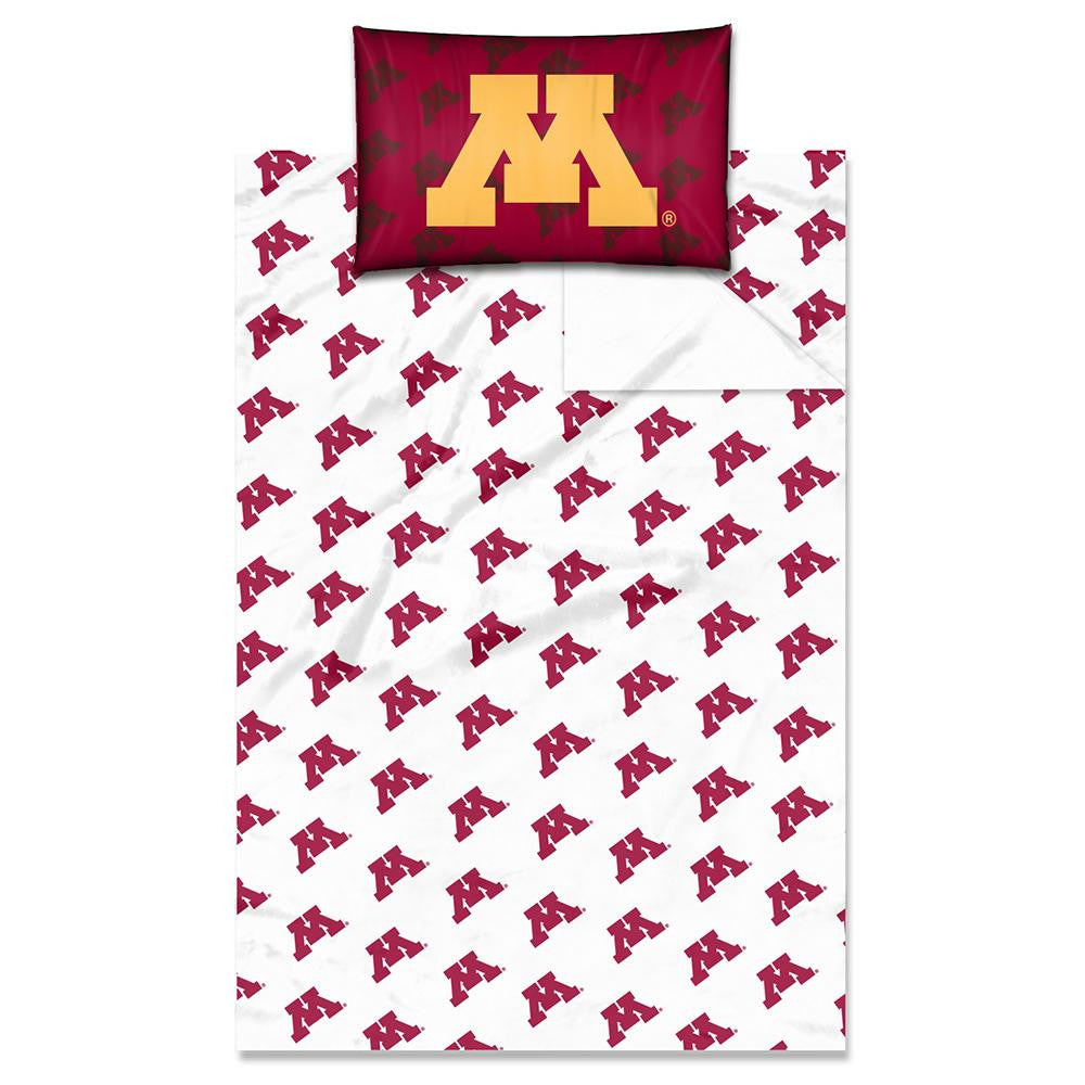 Minnesota Golden Gophers NCAA Twin Sheet Set