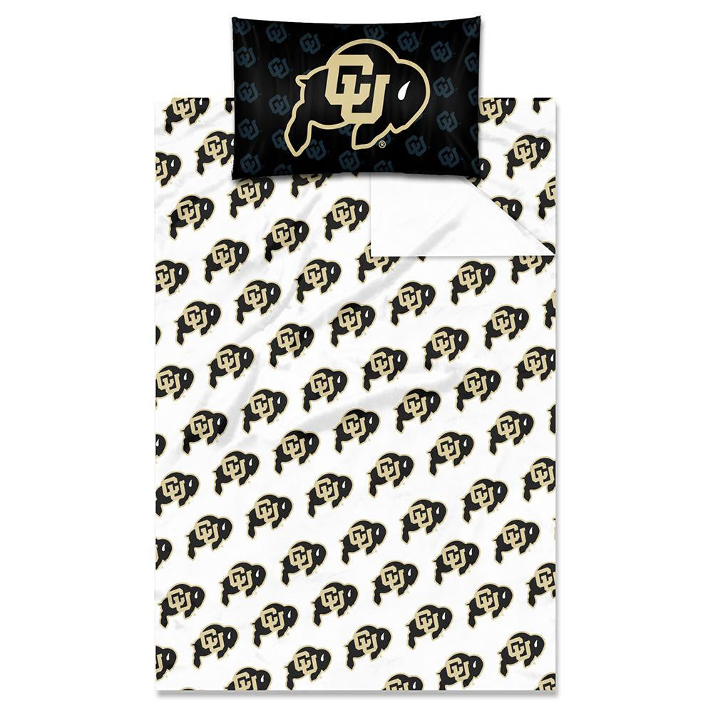 Colorado Golden Buffaloes NCAA Twin Sheet Set