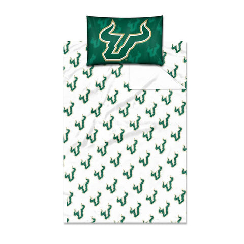 South Florida Bulls NCAA Twin Sheet Set