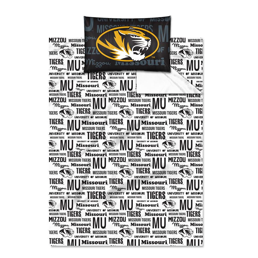 Missouri Tigers NCAA Twin Sheet Set (Anthem Series)