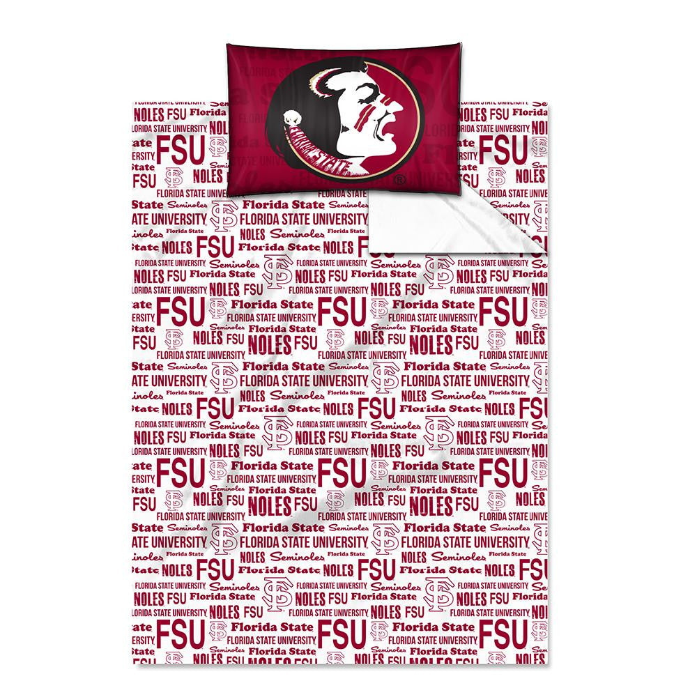 Florida State Seminoles NCAA Twin Sheet Set (Anthem Series)